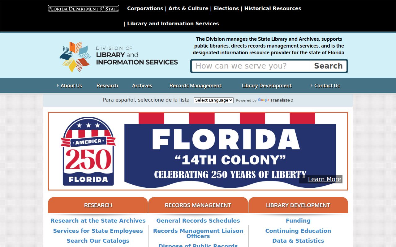 Port Orange city directory research at the State Library and Archives